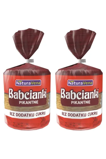NaturaVena Babcianki pikantne bez dodatku cukru Zestaw 2 x 110 g