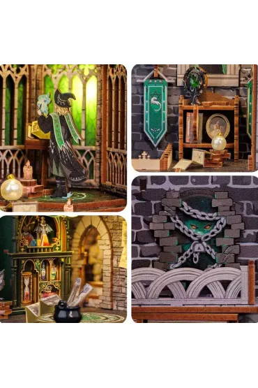 Puzzle Miniaturowy domek Book Nook Pok�j �ycze� Habarri