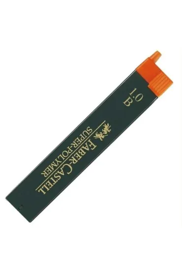 Wk�ad grafitowy B 1,0mm (12 szt) FABER CASTELL