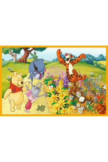 Puzzle 2x24 el. Dzie� w ogrodzie Trefl