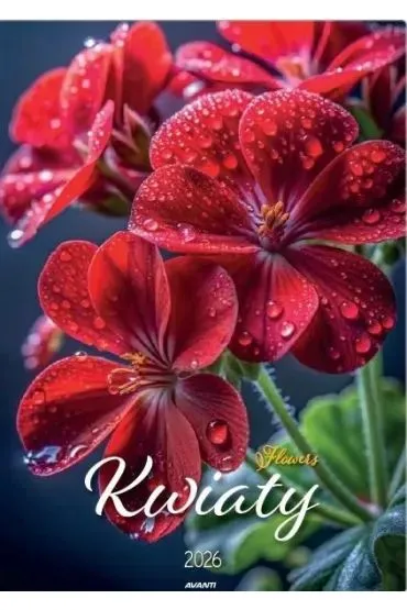 Kalendarze �cienne Kalendarz �cienny ma�y 2026 Kwiaty KSM-6