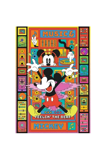 Puzzle 1000 Disney Czuj rytm z Mikim TREFL