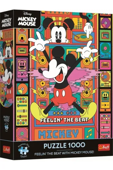 Puzzle 1000 Disney Czuj rytm z Mikim TREFL