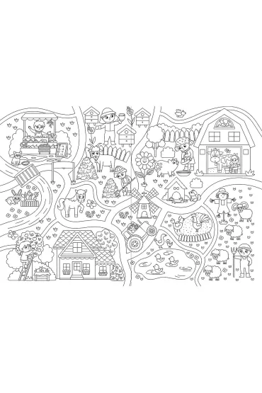 Zwierz�ta na farmie. Kolorowanka. Malbuch. Colouring book