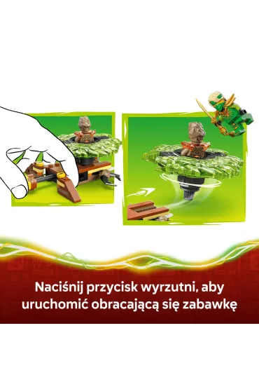 LEGO Ninjago Lloyd kontra ziemny potw�r na spinnerze 71850