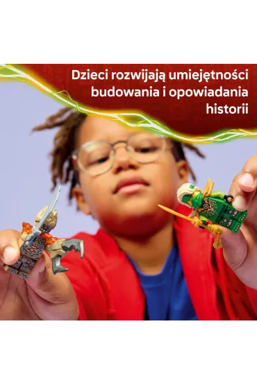 LEGO Ninjago Lloyd kontra ziemny potw�r na spinnerze 71850