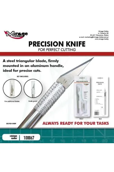 No�yk modelarski Precision Knife 5 szt