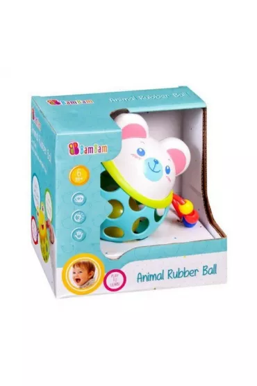 Gumowa Kula z grzechotk� Mi� BAM BAM 383722