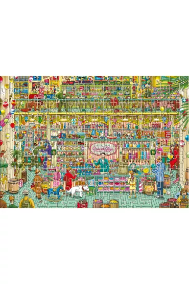 Puzzle 200 el. Detektyw Pierre w labiryncie Nasza Ksi�garnia - Hiro Kamigaki