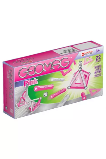 Geomag Panels Pink. Klocki magnetyczne. 22 element�w