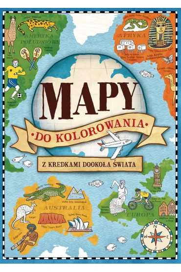Mapy do kolorowania - z kredkami dooko�a �wiata