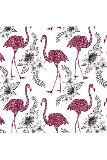 Clear Creations Karnet kwadrat CL0405 Etniczne flamingi