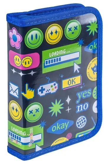 Gimboo Pi�rnik z wyposa�. Emojis granatowy