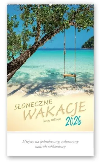 Lucrum Kalendarz 2026 reklamowy S�oneczne wakacje