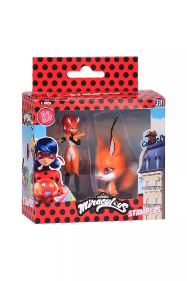 Miraculous: Biedronka i Czarny Kot. 2 stempelki