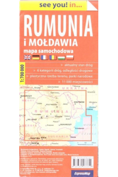 see you! in? Mapa samochodowa Rumunia i Modawia 1:700 000