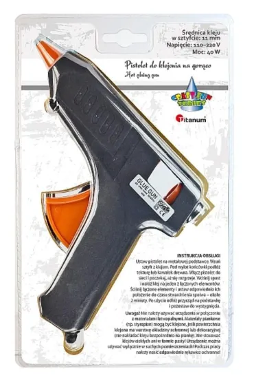 Titanum Pistolet do klejenia na gor�co 40 W na klej 11 mm