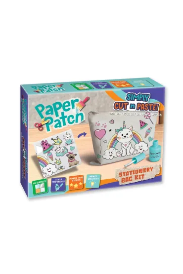 Zestaw kreatywny Strigo do Decoupage Paper Patch saszetka z kotkiem