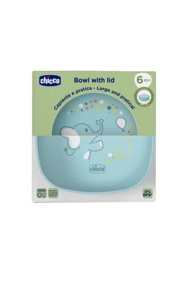 Chicco Miseczka z pokrywk� niebieska 6m+