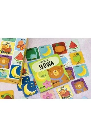 Baw si� i ucz. Memo S�owa. Gra i ksi��ka Wilga Play