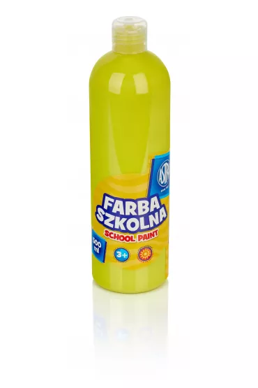 Astra Farba szkolna cytrynowa 500 ml - Farba szkolna cytrynowa