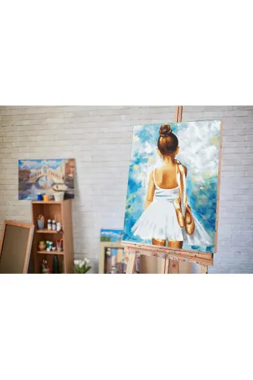 Twoje Hobby Malowanie po numerach - Ma�a baletnica 40x50cm