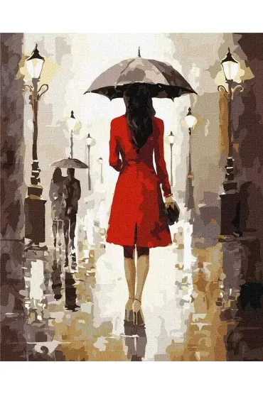 Ideyka Malowanie po numerach - Deszczowy dzie� 40x50cm