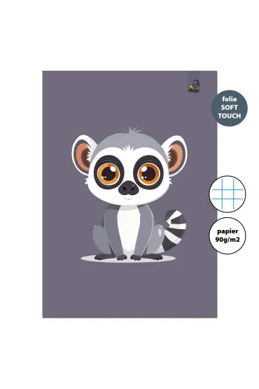 EV-Corp Zeszyt A4 32k.w kratk� Lemur 90g