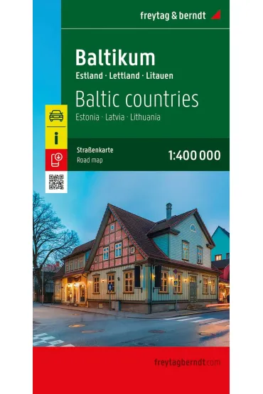 Mapa Kraje Ba�tyckie 1:400 000
