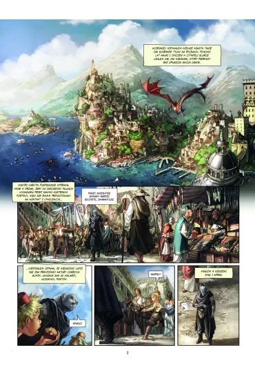 Czarny Elf o mrocznym sercu. �wiat Akwilonu. Elfy. Tom 10 - Christophe Arleston, Ma Yi