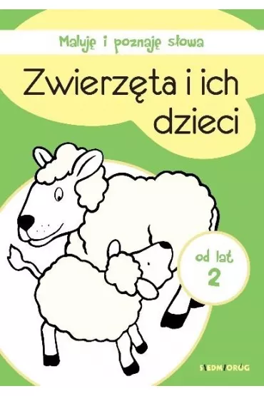 Zwierz�ta i ich dzieci maluj� i poznaj� s�owa