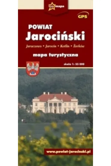 Powiat Jaroci�ski mapa turystyczna Jaraczewo Jarocin Kotlin �erk�w plany miast