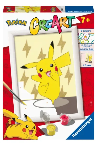 Malowanie po numerach CreArt - Pokemon Ravensburger