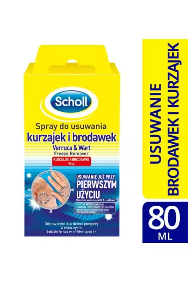 Scholl Spray do usuwania kurzajek i brodawek 80 ml