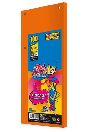 Pastello Przek�adka do segregatora 1/3 A4 100K IT240 pomar