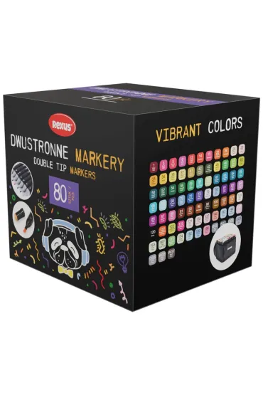 Beniamin Marker dwustronny 80 kolor�w