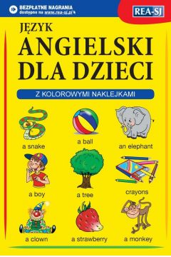 Angielski dla dzieci z kolorowymi naklejkami