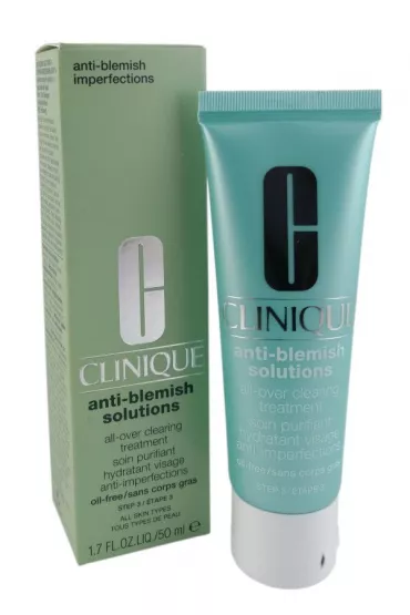 Clinique Anti-Blemish Solutions All-Over Clearing Treatment antybakteryjny bezt�uszczowy preparat nawil�aj�cy 50 ml