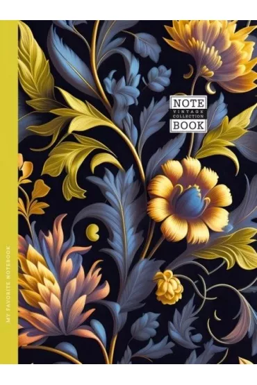 Fresh Notatnik ozdobny Flora 143x200 mm, kratka 64 kartek