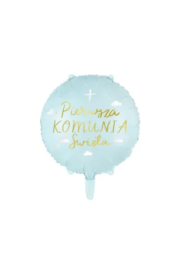 PartyDeco Balon foliowy Komunia �wi�ta 45cm