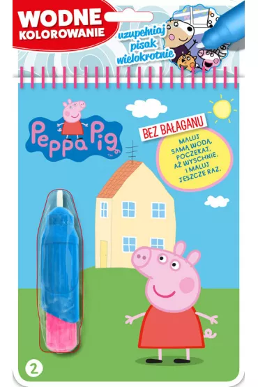 �winka Peppa Wodne kolorowanie Tom 2