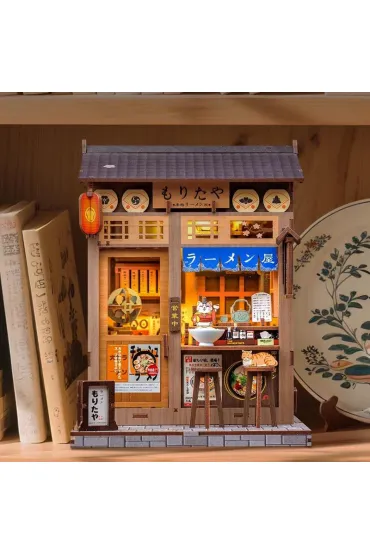 Puzzle Miniaturowy domek Book Nook Bar w Tokio Habarri
