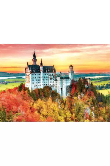 Puzzle 1500 el. Jesie� w Neuschwanstein, Niemcy Educa