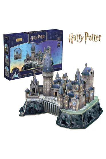 Puzzle 197 3D Harry Potter Zamek Hogwart 306-540302 Cubic Fun
