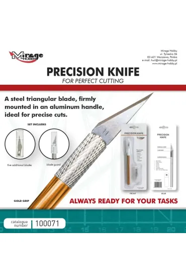 No�yk modelarski Precision Knife 5 szt