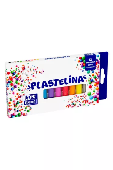 Oxford Plastelina 12 kolor�w 200g