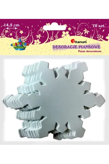 �nie�ynka z pianki 14,5cm 10szt