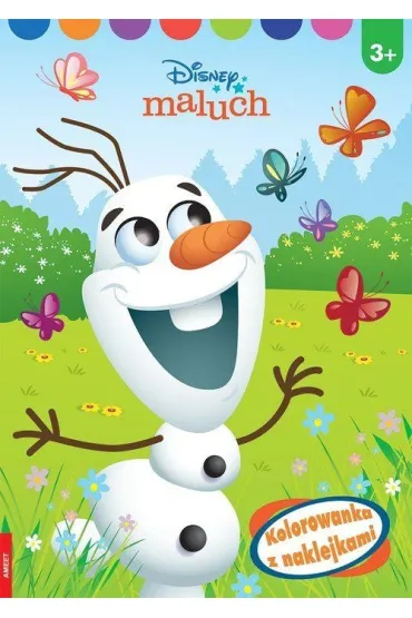 Kolorowanka z naklejkami. Disney maluch. Wydawnictwo Ameet