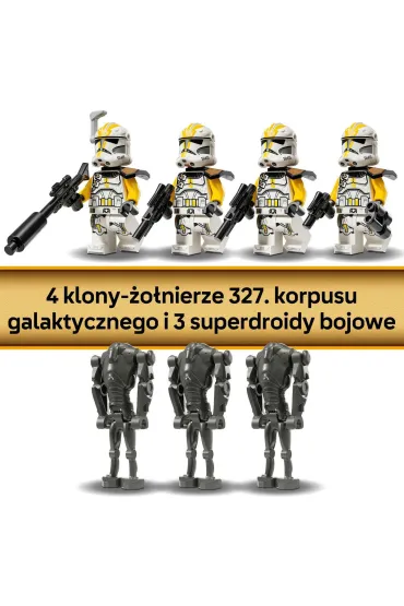 LEGO Star Wars Zestaw bitewny — �o�nierze-klony z 327. korpusu galaktycznego 75431