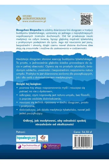 Buddyjska medytacja Dzogczen – dar uwa�no�ci i ciszy - Dzogchen Rinpoche